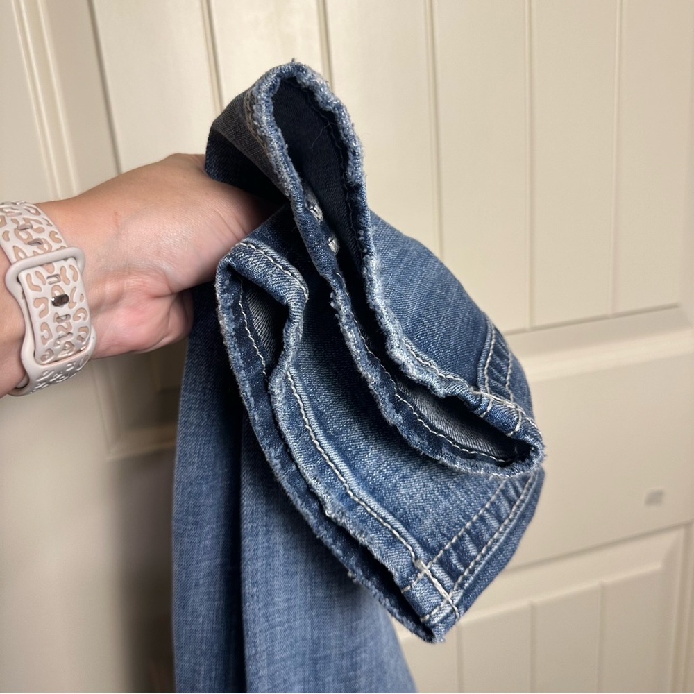 Miss Me Women's Easy Straight Low Rise Denim Jeans Size 27 JE8021ET2R Y2K $128 - Picture 8 of 9